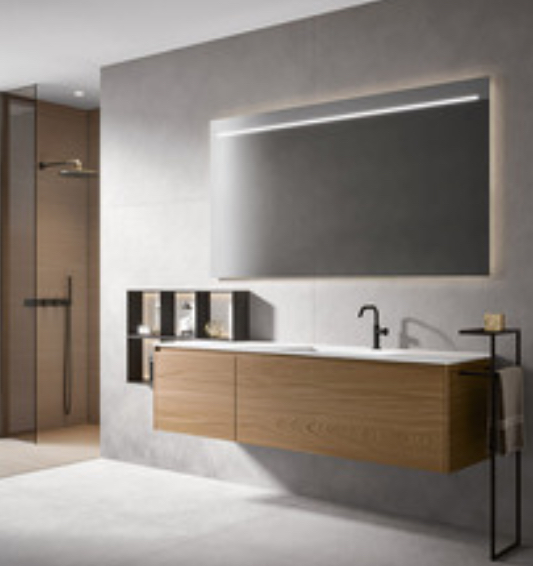SPECCHIERA CON STRIP ILLUMINATO