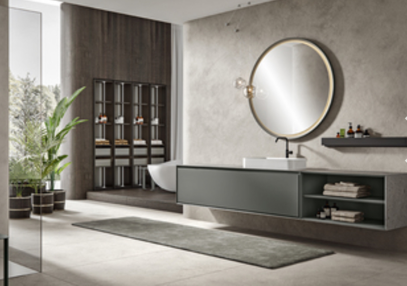 SPECCHIERA TONDA CON CORNICE